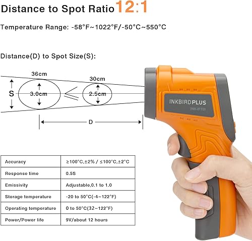 Miniatura 5 de INKBIRD Termómetro de temperatura a la parrilla, controlador digital de temperatura para cocina, cocina al aire libre, asar a la parrilla