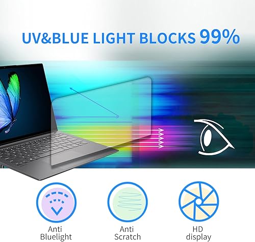 Miniatura 3 de Protector de pantalla para portátil ASUS TUF de 15.6 pulgadas, antiluz azul, 2 unidades (15.6 pulgadas anti luz azul)
