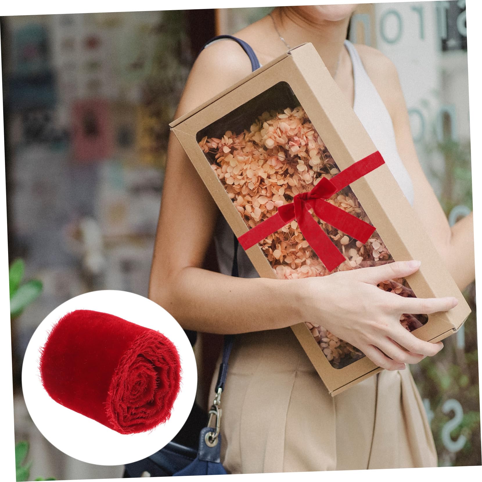 ifundom 9 Rollen Samtband Reißen Hutband Dekoratives Hochzeitsband Hochzeits-diy-band Weihnachts-ripsbänder Diy-bänder Blumenverpackungsband Ballonband Polyester Wickelband Braut Strauß