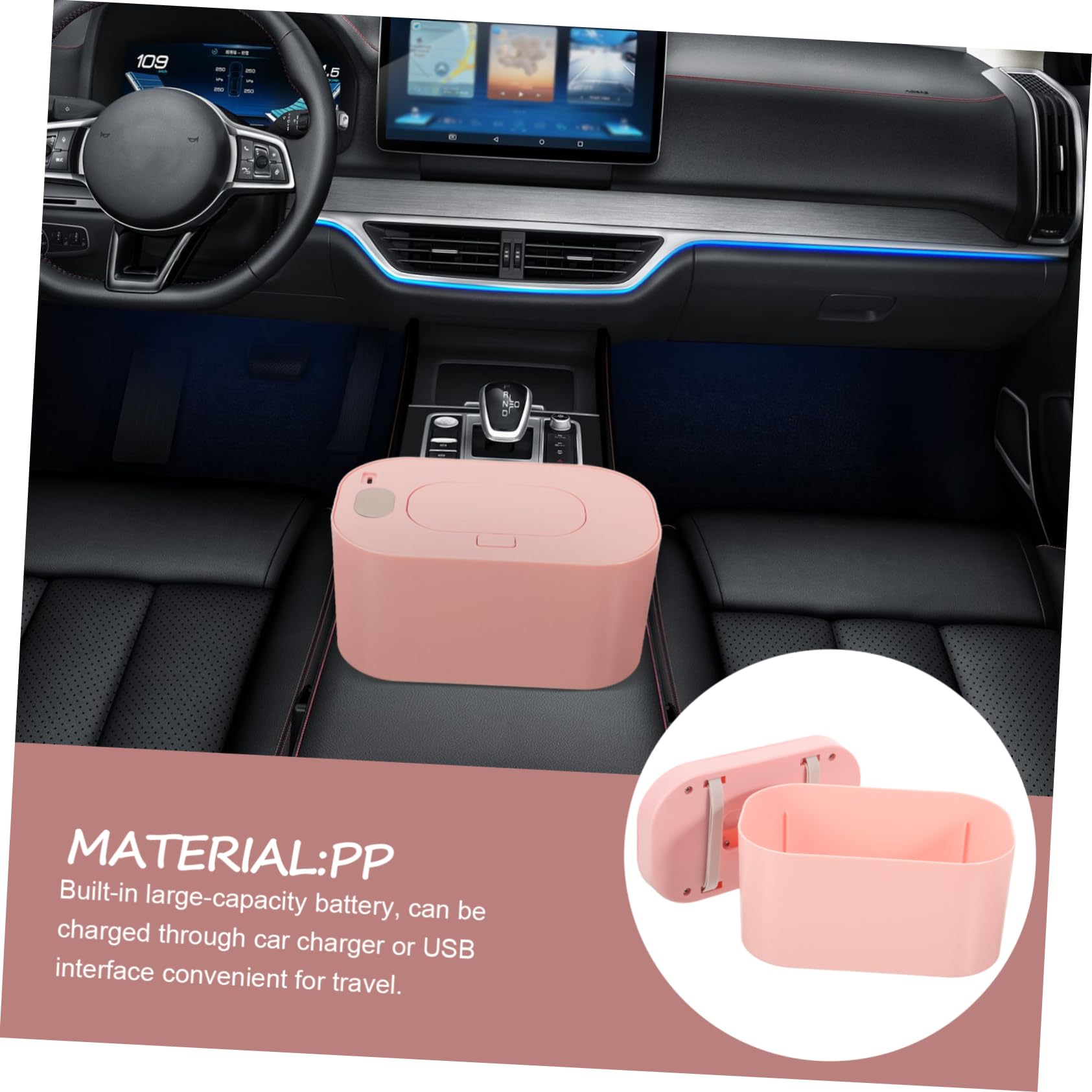 Calentador de Toallitas Húmedas USB Control de Temperatura para Viajes Coche Mantiene las Toallitas Calientes para Bebés para Uso Diario Casa Automóvil