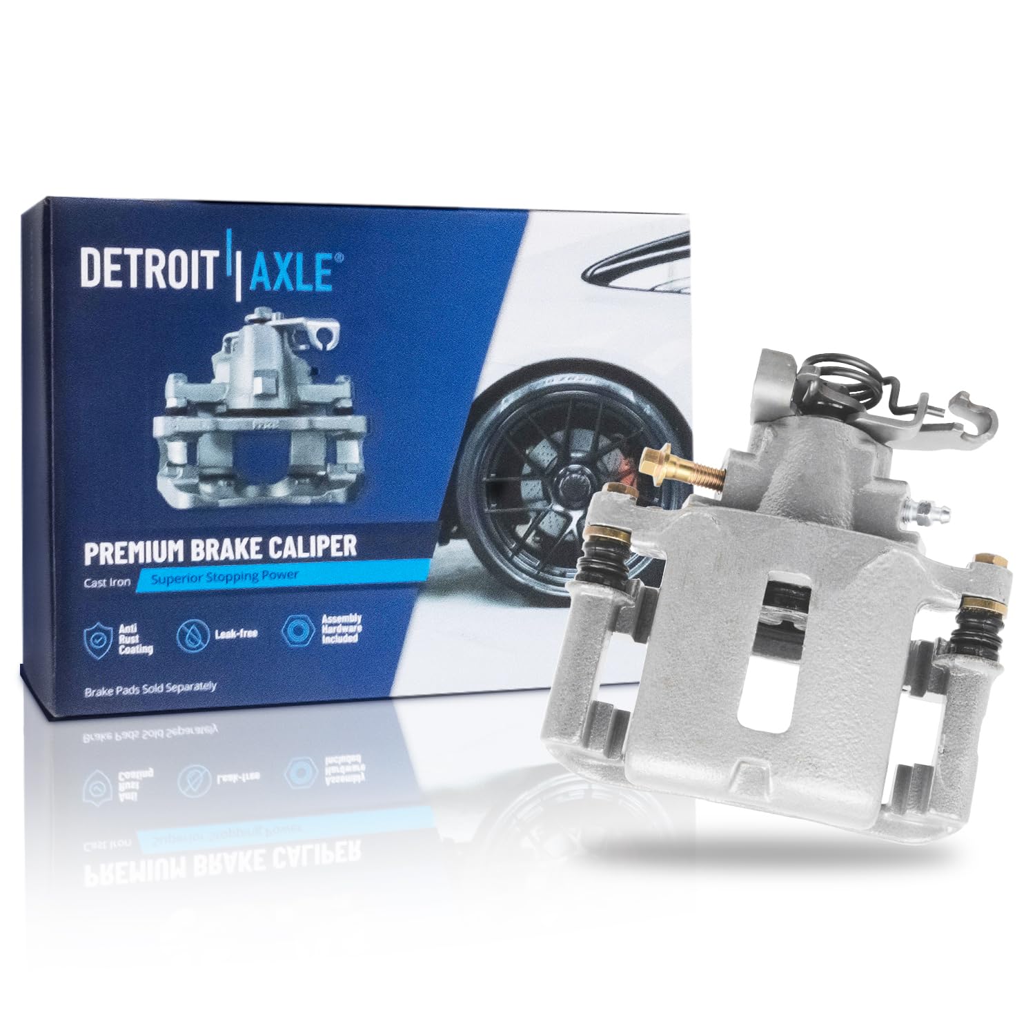 Detroit Axle - Rear Left Brake Caliper for Ford 2005-2014 Mustang