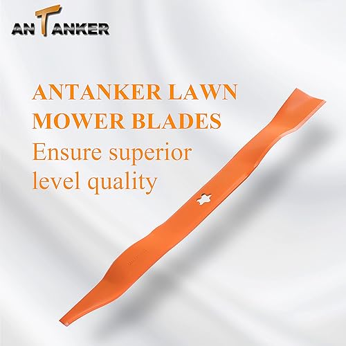 Miniatura 6 de Antanker 134149 - Cuchilla para cortadora de césped que reemplaza para Craftsm an Poul an, Reemplazo para AYP Husqvarn a 532134149 138498 138971