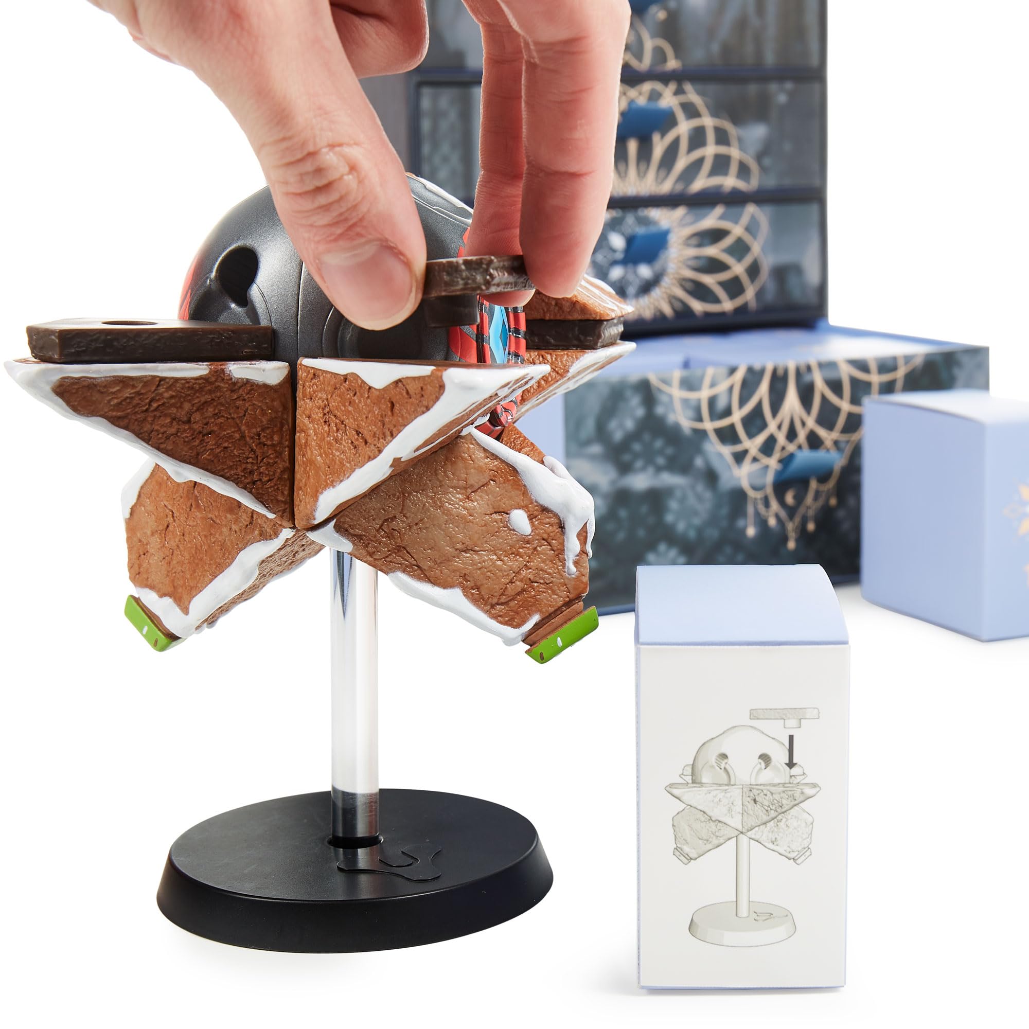 CC Countdown Characters NS3521 by Numskull Destiny Gingerbread Ghost Shell Figurka – Oficjalny towar Destiny - Figurka kalendarza adwentowego kolekcjonerskiego