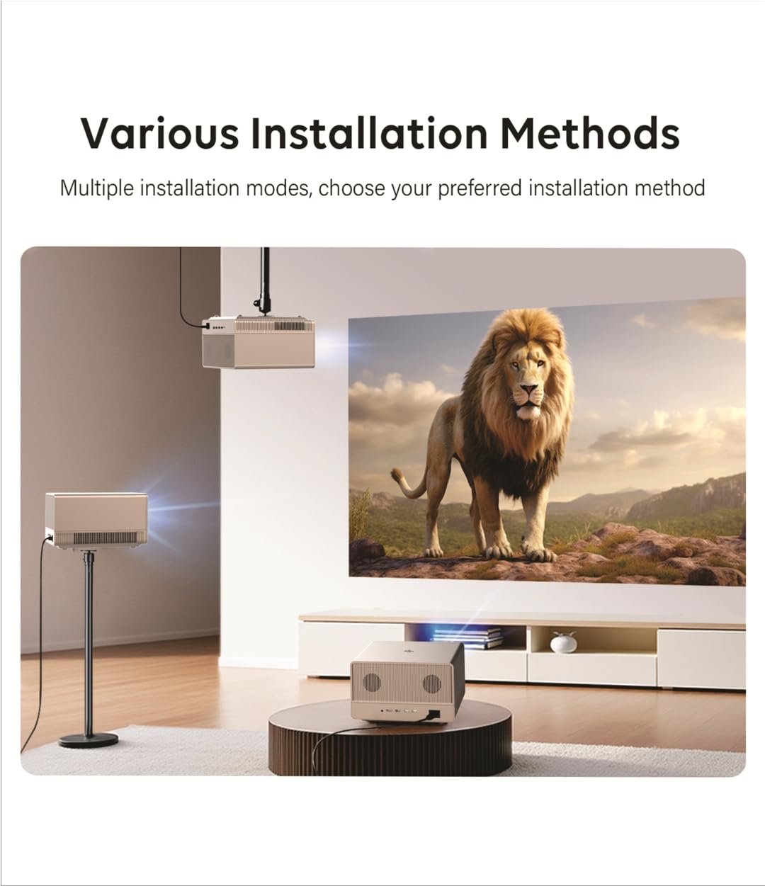 BORSSO Atom 2.0: 4K Ultra HD Projector -8 BORSSO Atom 2.0: 4K Ultra HD Projector -8