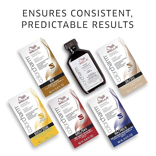 Vista 31 de WELLA Color Charm Color Charm - Tinte líquido permanente para el cabello para cobertura de canas, marrón claro Ceniza intensa marrón claro 5AA