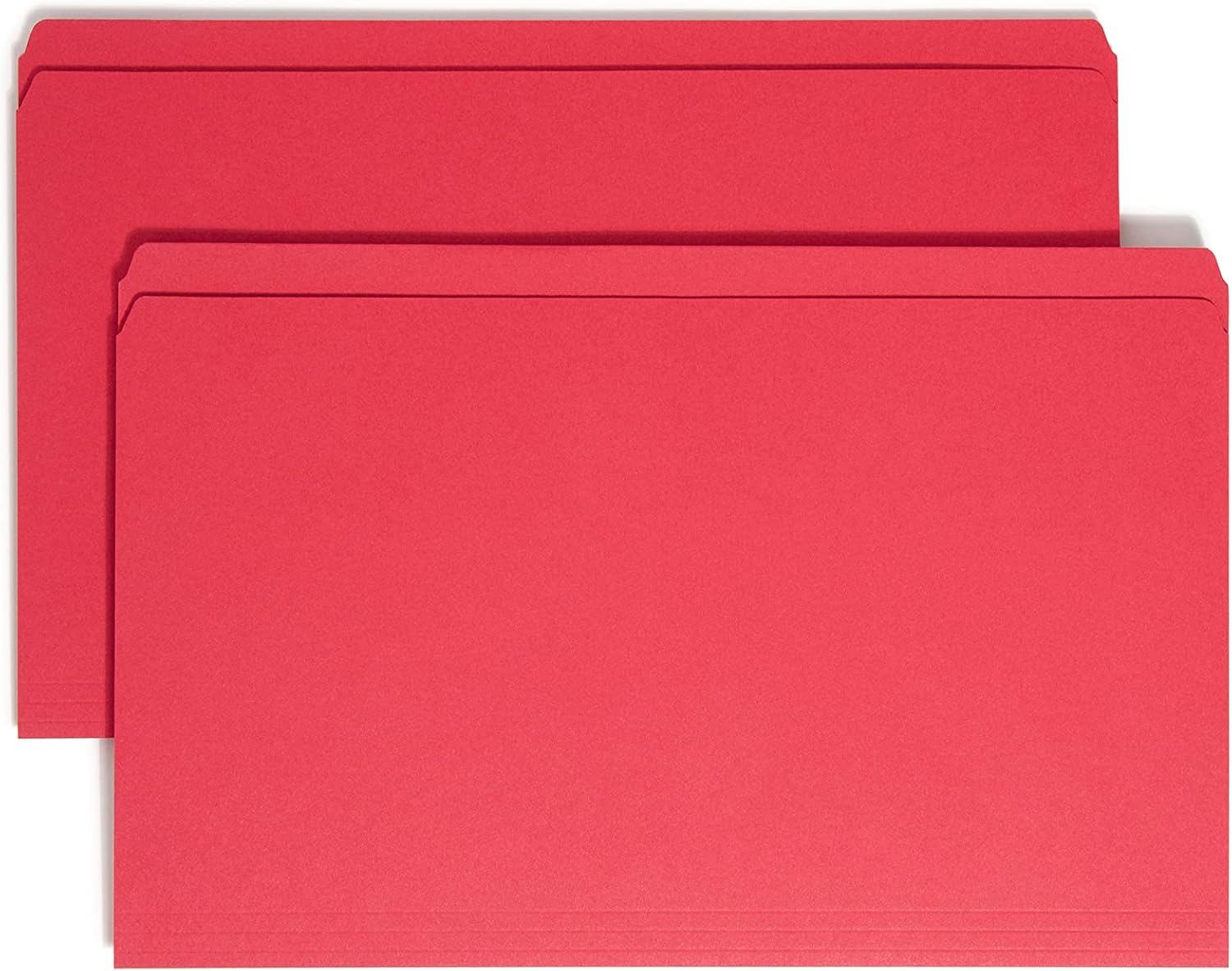 Smead File Folder, Reinforced Straight-Cut Tab, Legal Size, Green, 100 per Box (17110)