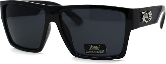 Locs Squared Rectangular Cholo Gangster All Black Gafas de sol :  Amazon.com.mx: Ropa, Zapatos y Accesorios