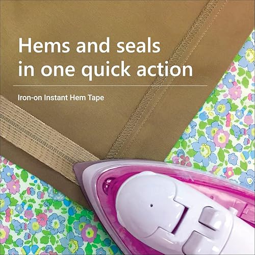 Miniatura 13 de LEONIS Cinta de dobladillo instantáneo termoadhesiva de 0.984 in x 16.4 ft (1 pulgada x 5.5 yardas), azul marino [ 78024 ]