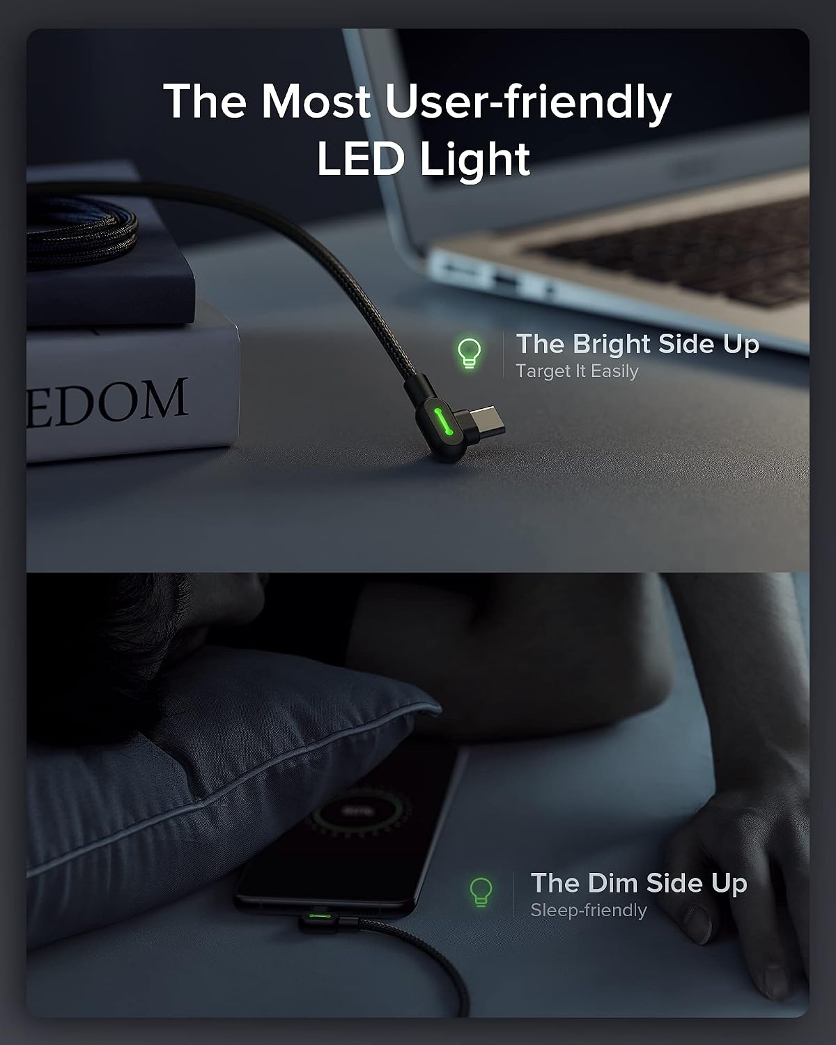 Mcdodo USB C Cable, 【3 Pack 3.1A】 Quick QC 3.0 Fast Charging USB Type C Cable, (1.6+4+10ft) Phone Charger Cord for Samsung Galaxy S21 S20 S10 S9 S8 Plus Note LG Google Pixel OnePlus Huawei Xiaomi etc.