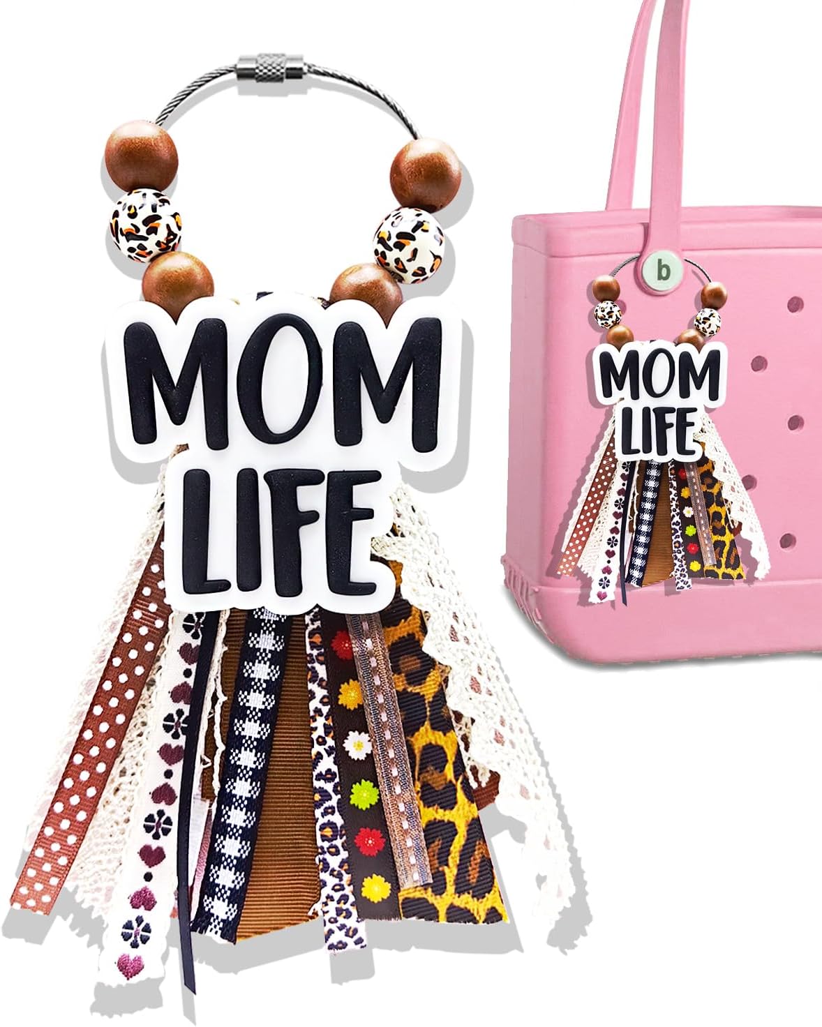 6 Charms Für Bogg Bag & Strandtaschen | PVC Anhänger | Wasserfest | Einfache Montage