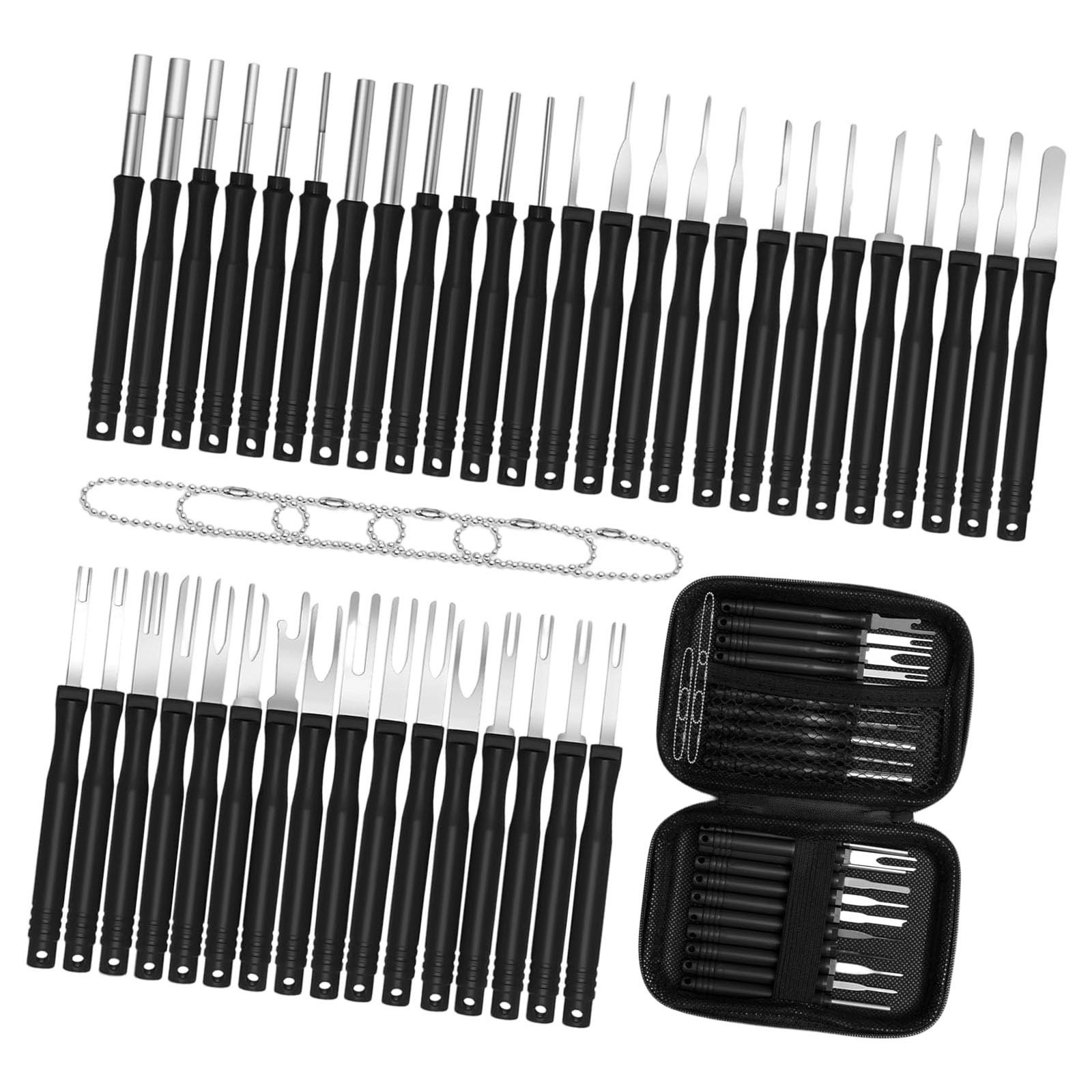 BWANGIAO Professional Automotive Terminals Pin Removal Tool Aircraft Plugs Pin Extractor for Car Connector & Wire Harness Repair