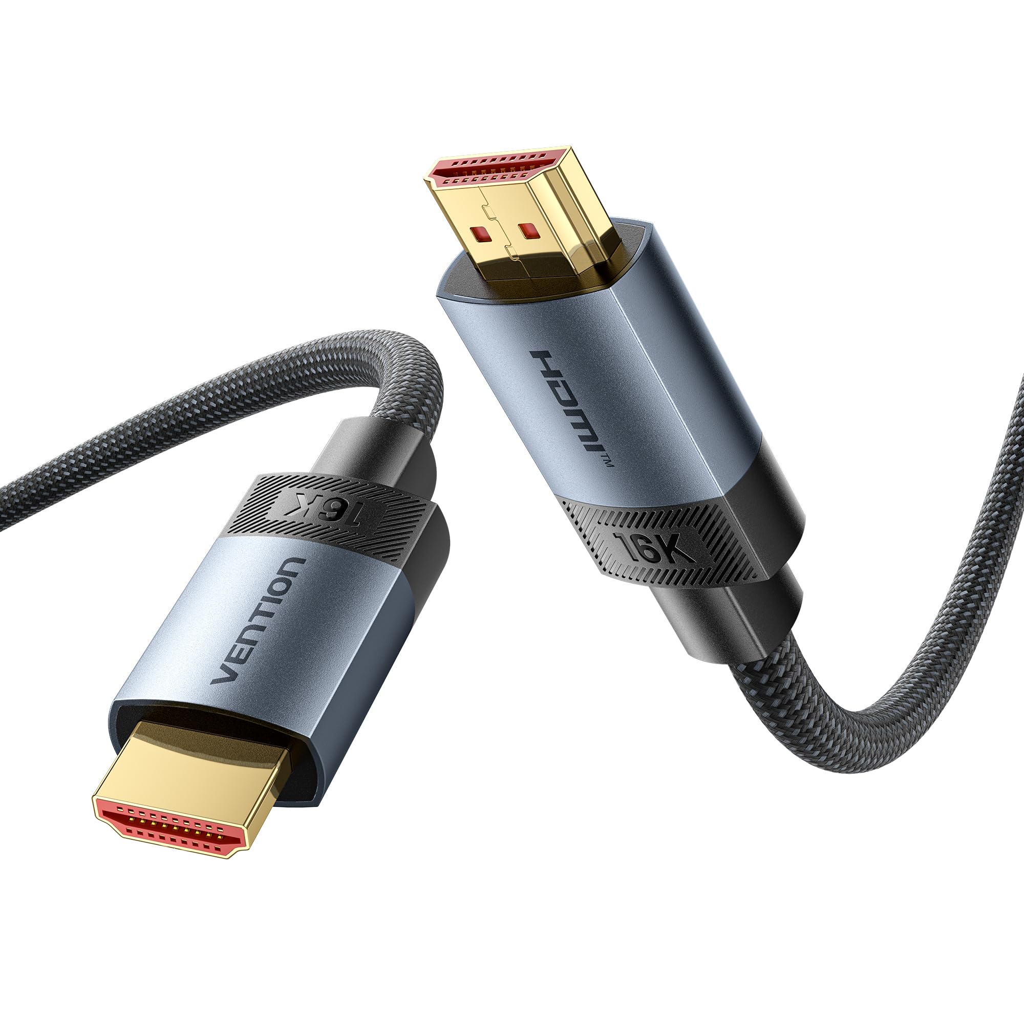 VENTION Kabel HDMI 2.2, 3 m, 96 Gbps, Ultra High Speed 16K, Ultra96 HDMI do soundbara eARC, 8K 120 Hz 4K 240 Hz, do PS5 Xbox, kart graficznych TV monitora