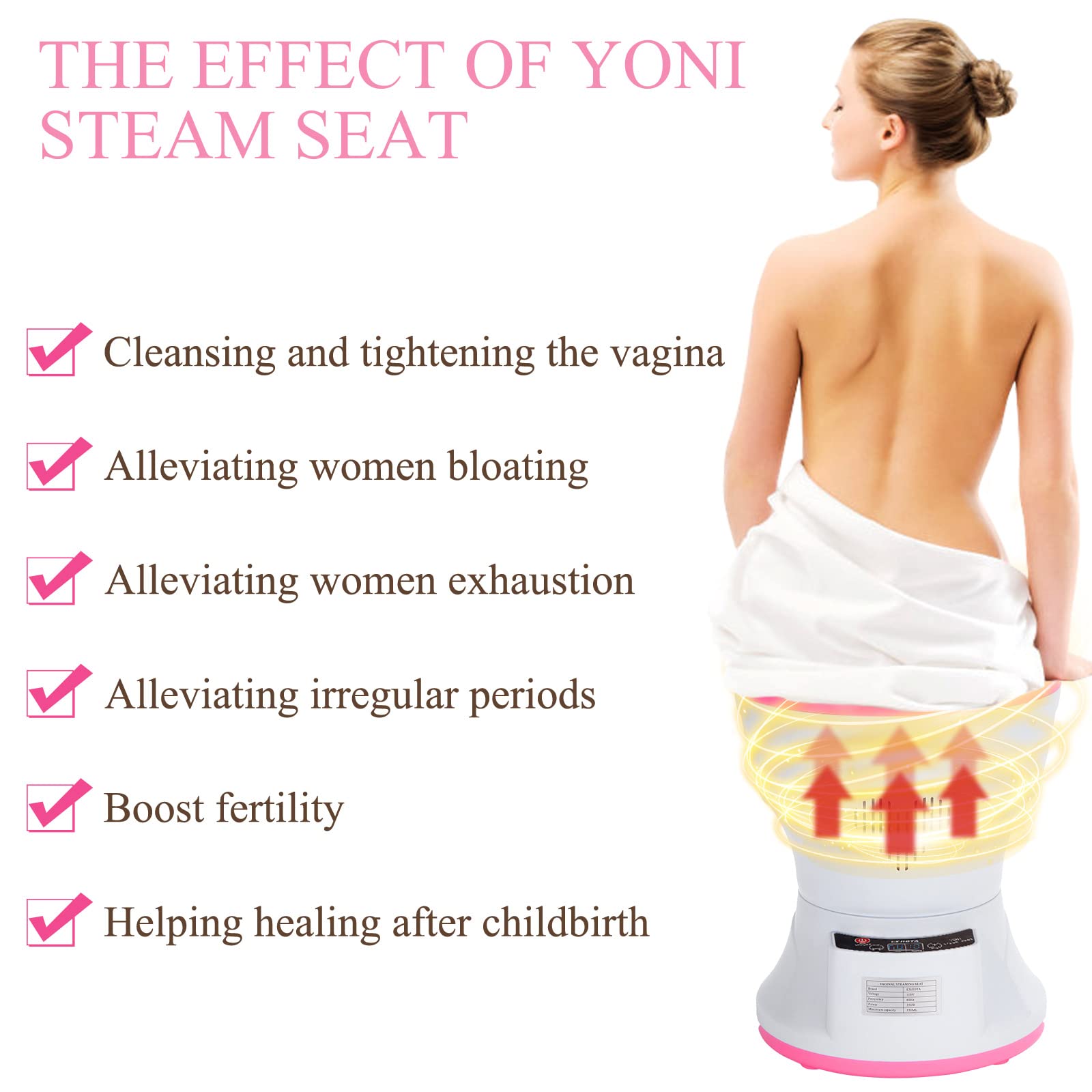 Buy Yoni Steam Kit,V Steam Seat Kit,Intelligent Yoni Steam Seat with