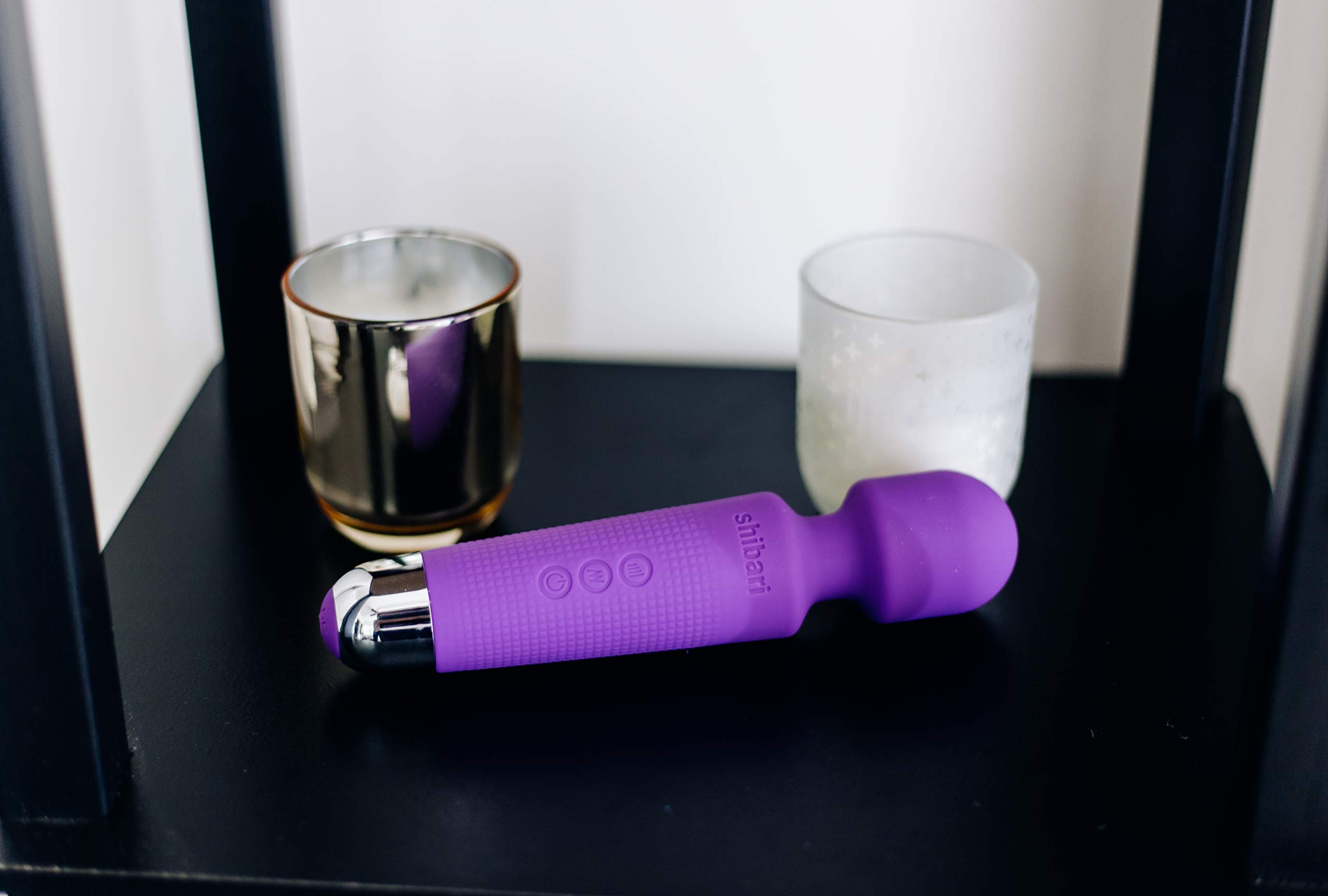 Shibari Mini Halo Vibrator, Wand Massager, Cordless, Quiet, High Power & Waterproof, Vibration Clitoris Stimulation, Adult Sex Toys, Personal Vibe for Women ()