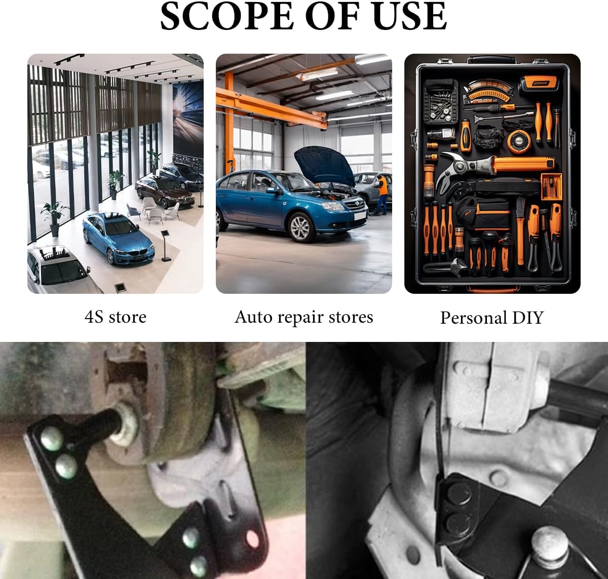 Exhaust Hanger Removal Pliers, Exhaust Hanger and Rubber Bracket Separation Pliers, 25 Degree Offset Muffler Hanger Removal Tool Compatible with Most Exhaust Rubber Hangers (Ordinary)