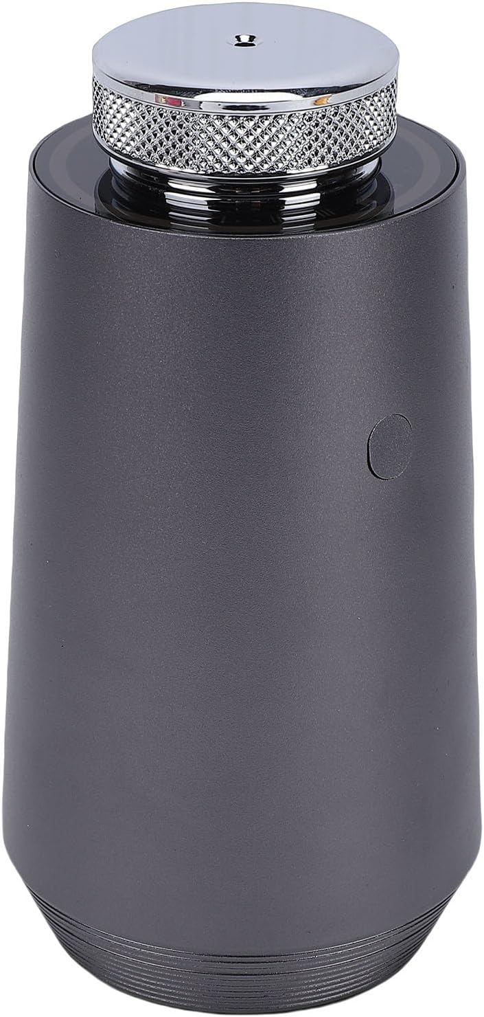 Waterless Essential Oil Diffuser Stylish Aluminum Alloy 15ml Aromatherapy Diffuser for Car Home Timer Ambient Light
