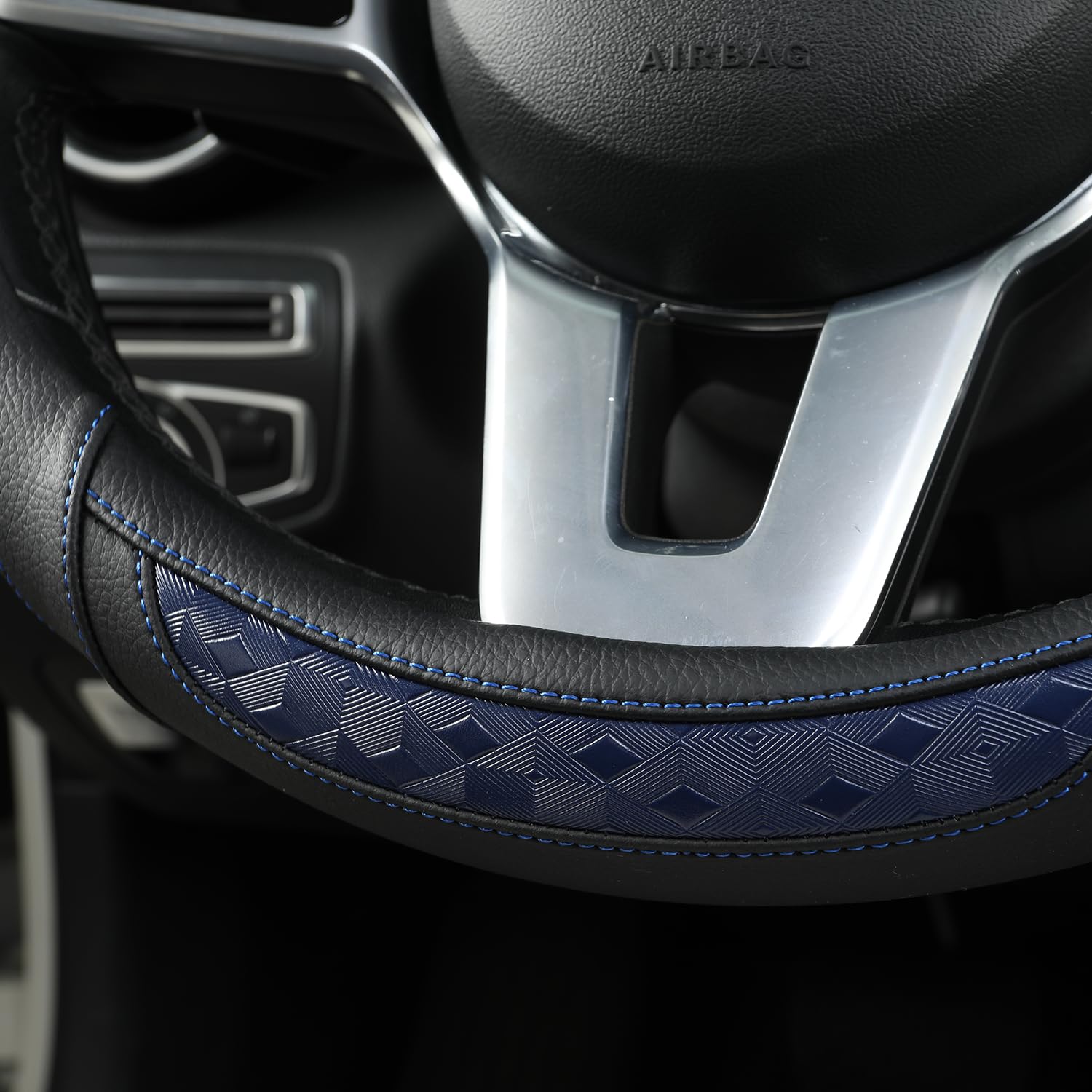 Coprivolante Personalizzato Black Panther - Misura Universale 37-38cm Per Auto Volkswagen, Toyota, BMW E Altre - Foto 2