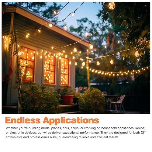 Miniatura 6 de Cable de 20 awg, cable eléctrico de PVC de 20 awg -SCHDRA UL1007 20Gauge Alambres de cobre estañado (6 colores 10 pies cada color) (OD 0.071 in),