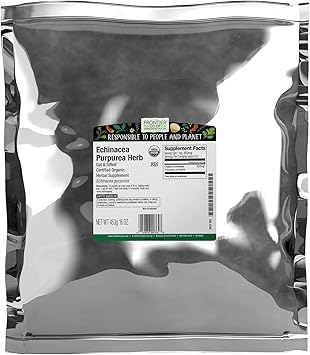 Frontier Co-op Organic Echinacea Purpurea Herb, Cut and Sifted, Kosher | 16 Ounce Pack of 1