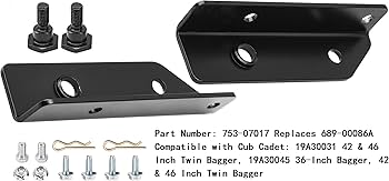Amazon.com : Replacement Parts Twin Bagger Brackets kit or Double