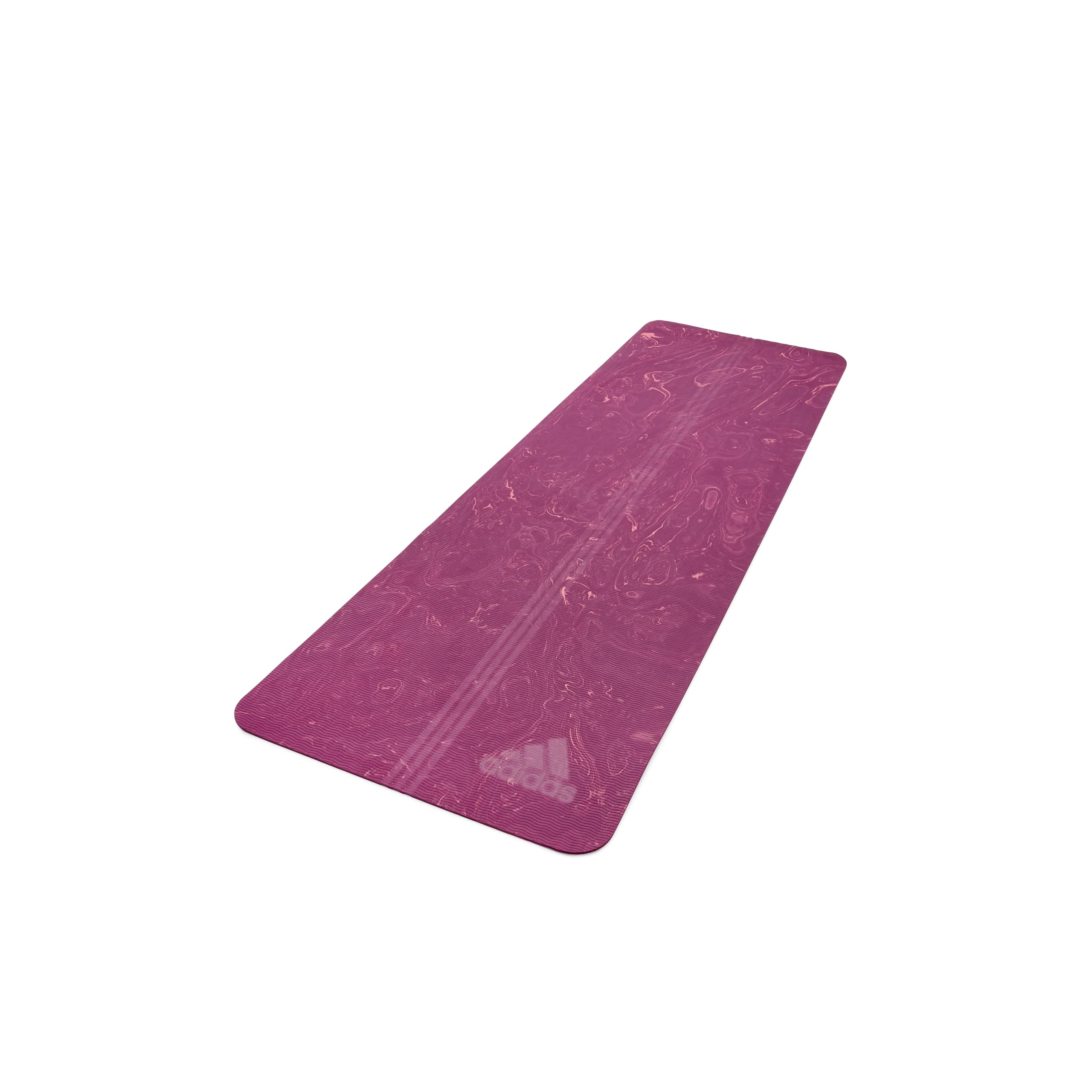adidas Camo Yogamatte in 5mm - PVC-freie und rutschfeste Yogamatte mit Tragegurt im coolen Design für ihre Yoga und Pilates Session I Länge 173cm I Breite 61cm