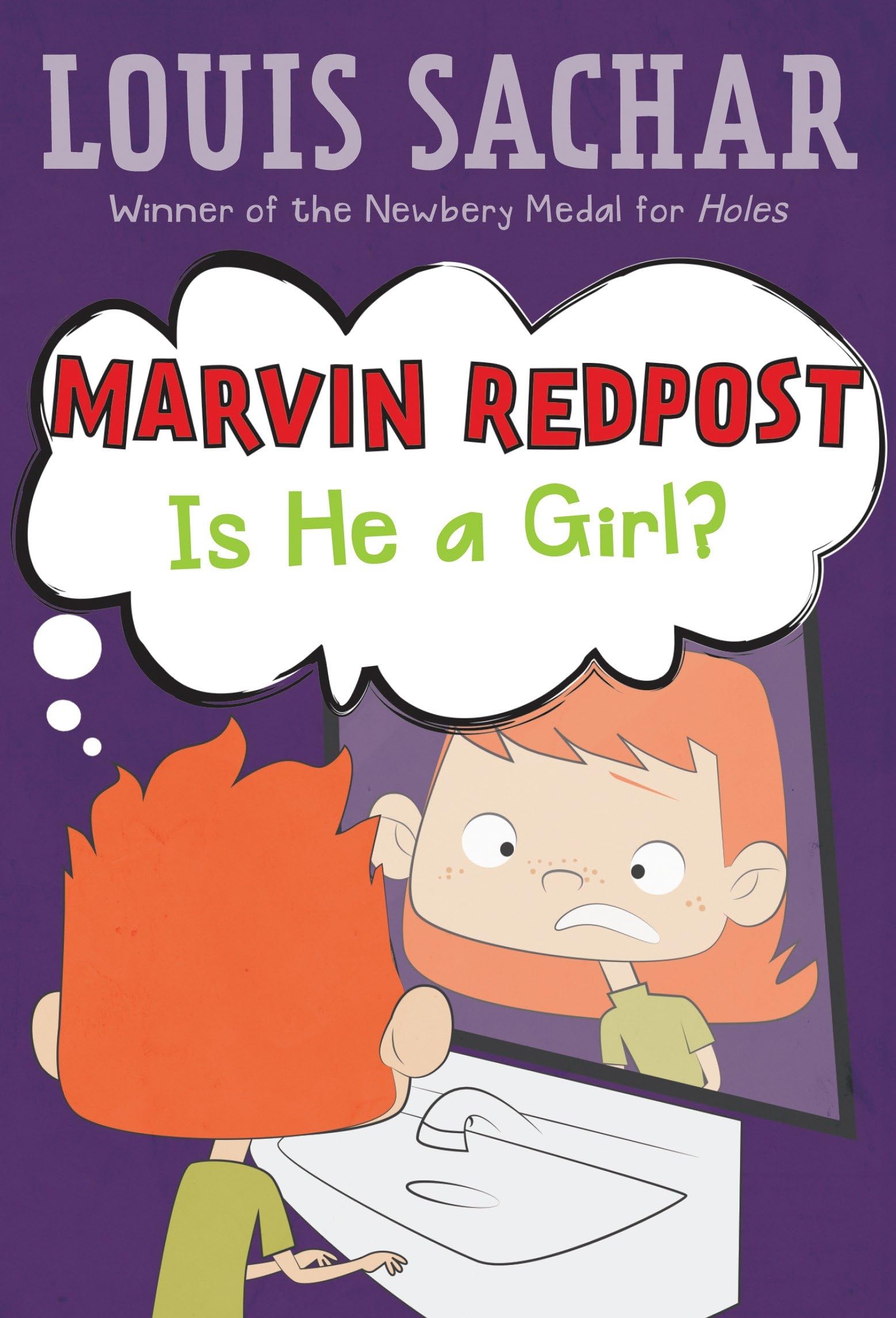 Cover of Is He a Girl? (Marvin Redpost, No. 3)