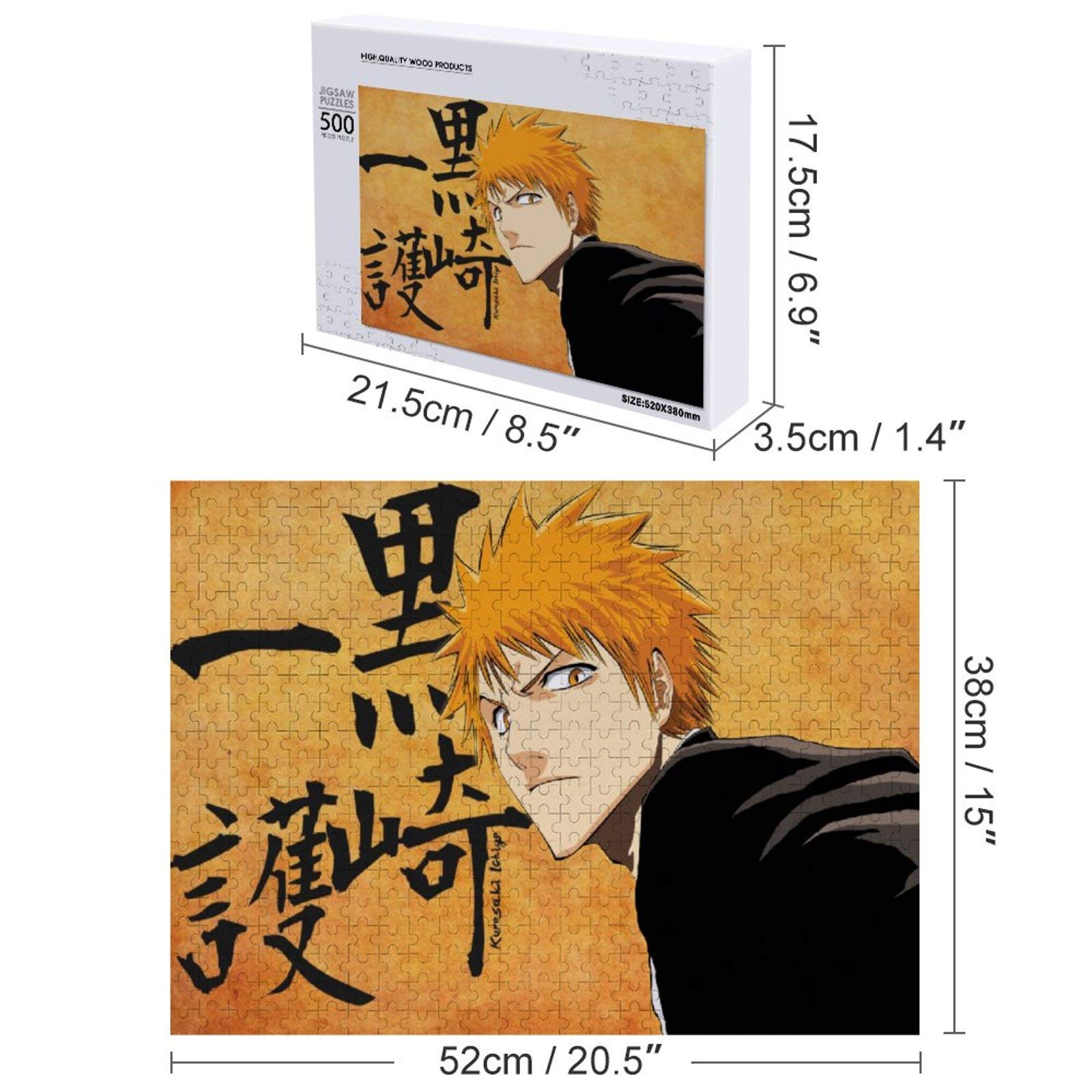 Amazon.co.jp: Bleach ブリーチ 黒崎一護 井上織姫 ジグソーパズル 500