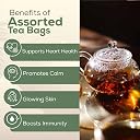 Viha Tea Assorted Tea Bags (60 Tea Bags,12 Flavors) – Premium Selection | Refreshing, Calming & Soothing Blends | Perfect for Any Time of Day | Individually Sealed for Freshness | Best for Gifting gallery image