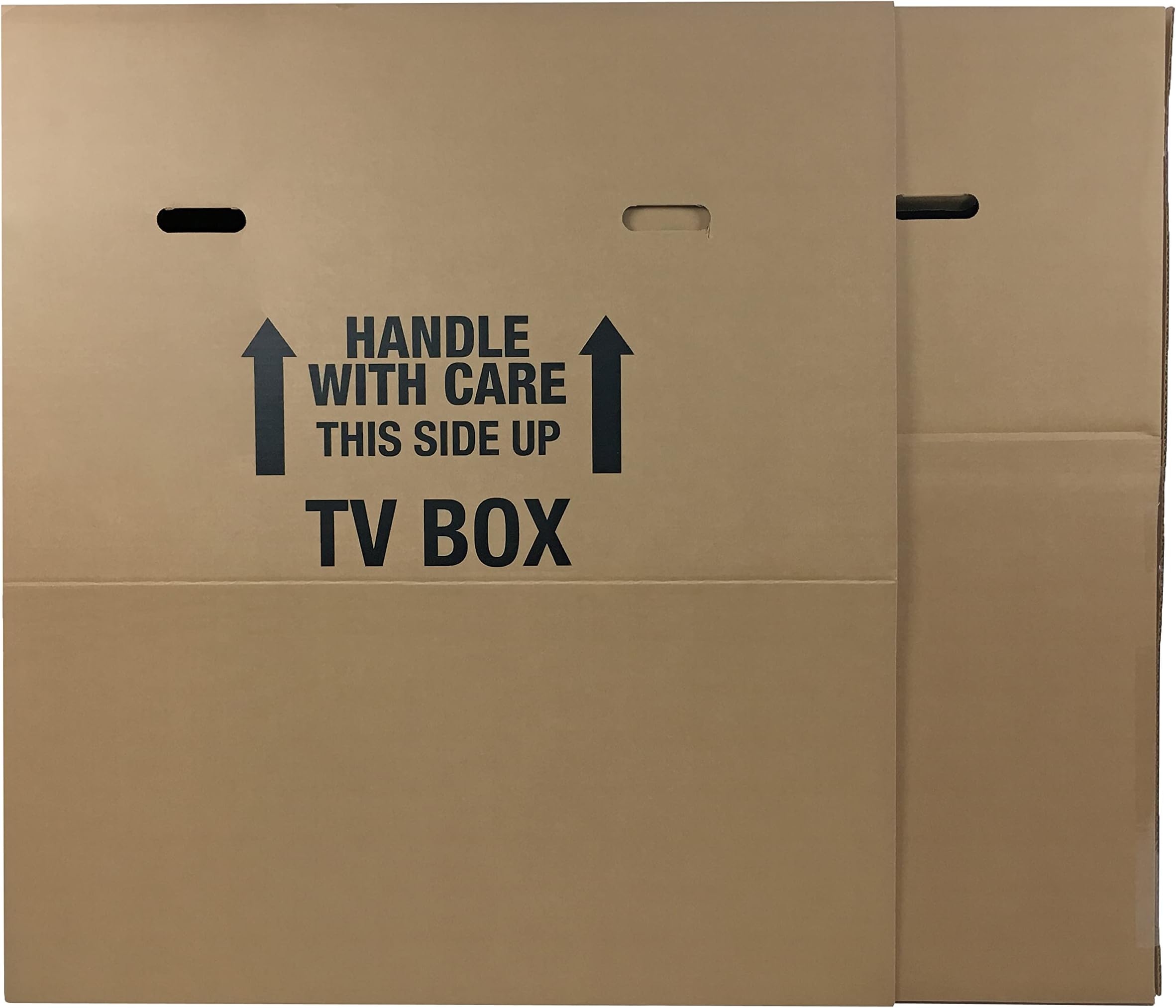 Uboxes Moving Boxes for Your TV Fits 1 LCD/LED up to 70" Plasma, LCD, or LED TV. Moving Box Size : expandable to 70"Length by Width 8" and 40" Height (TV Moving Box - 2 Pack)"