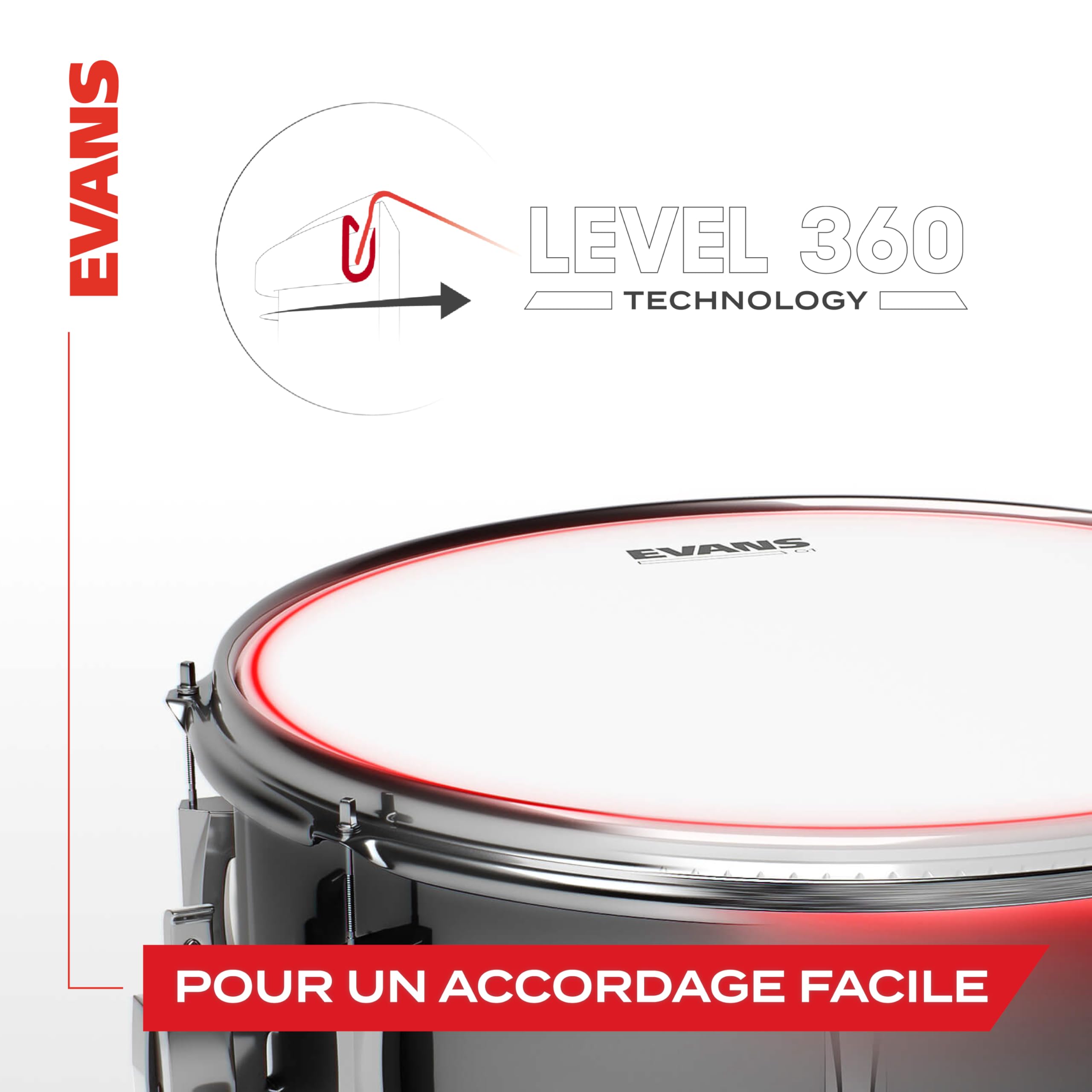 Evans G2 Coated 22", BD22G2CW, frappe grosse caisse - Tête de grosse caisse