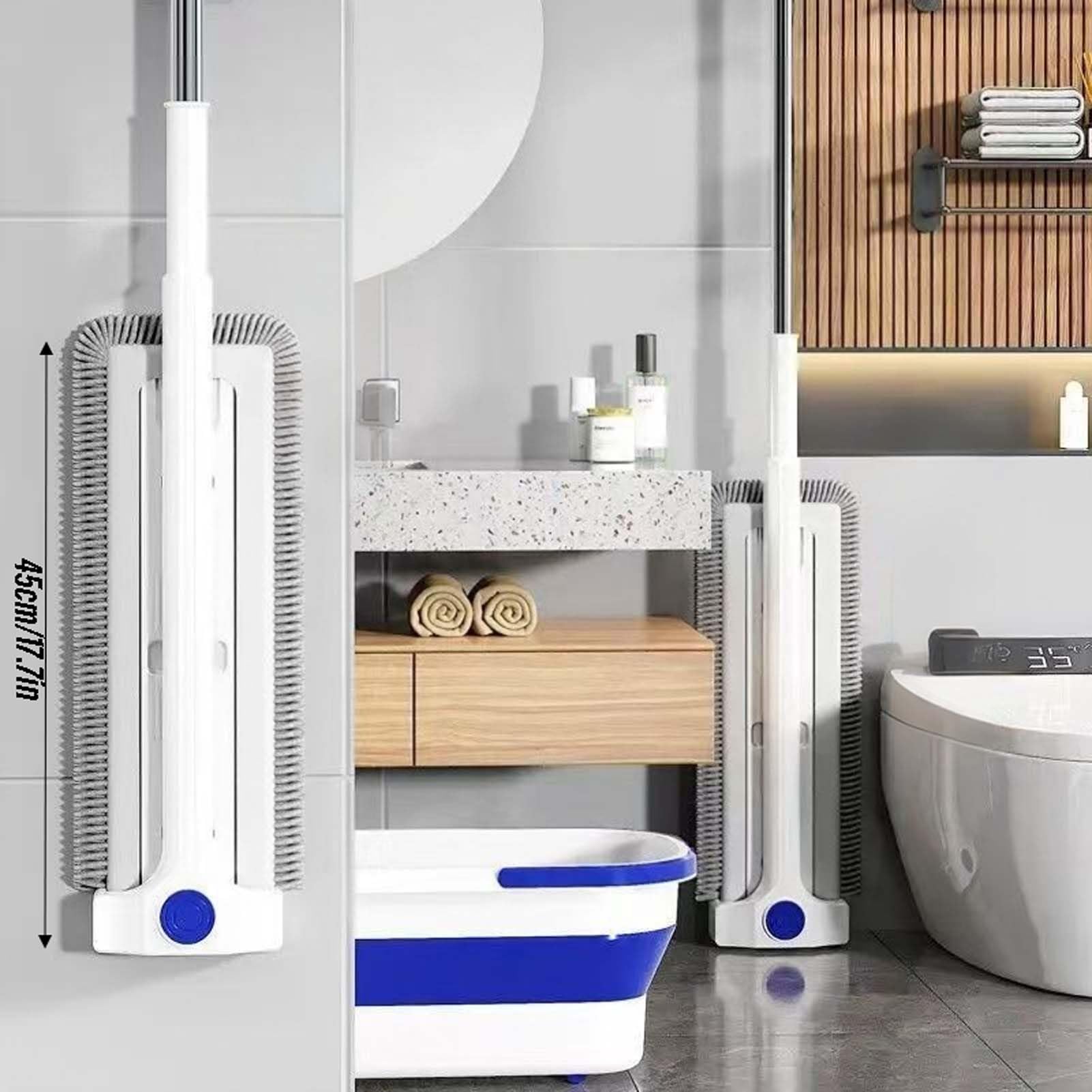Mop Microfibra con Mocio Pavimenti, Lavapavimenti per Pulizia Domestica, Panno Lavabile Riutilizzabile Assorbente, Scopa Lavapavimenti con Manico Telescopico per Cucina Bagno E Diverse Superfici