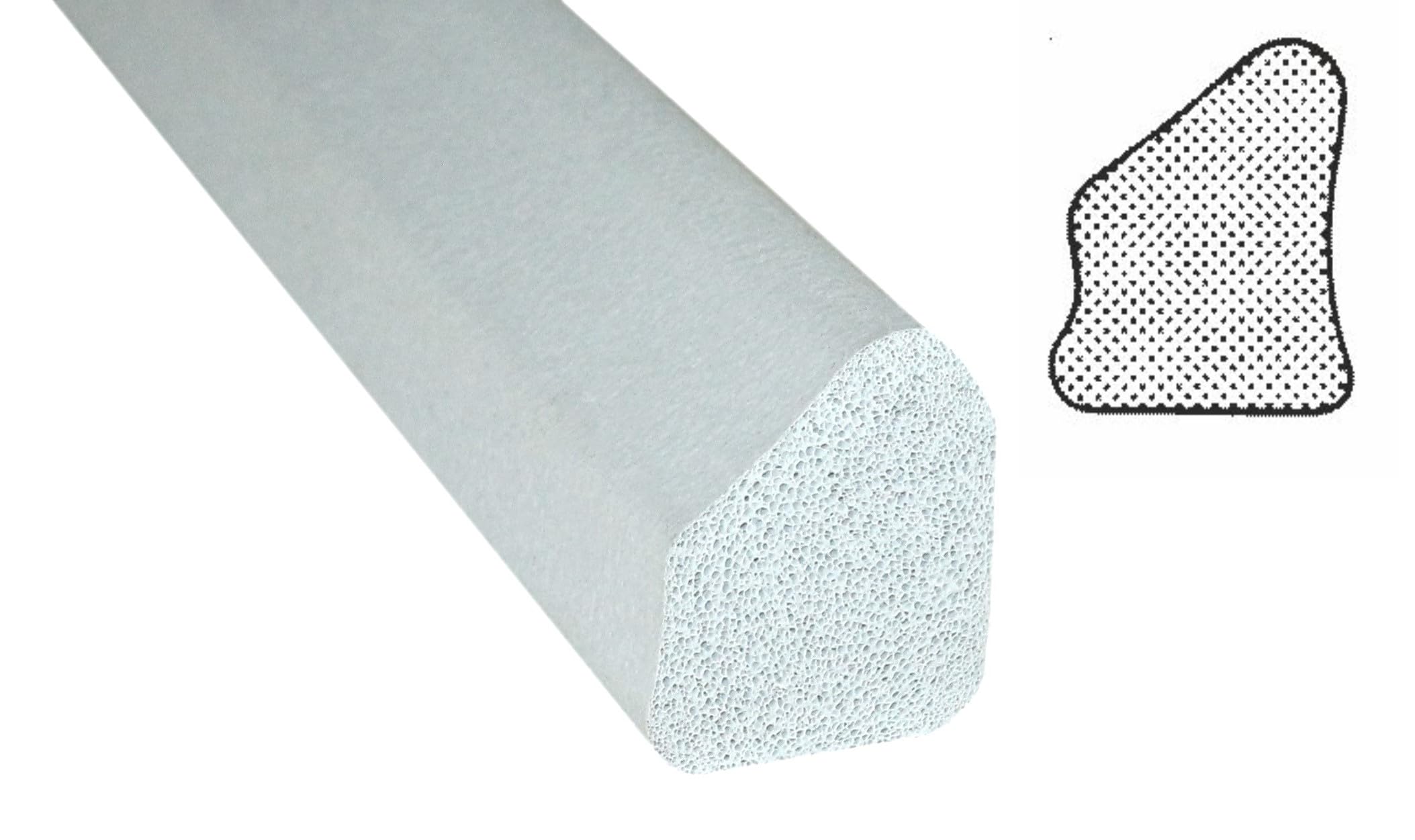 Moosgummidichtung, Stahlzargendichtung, Türdichtung, Ersatzdichtung, MD 1527, Breite:14mm, Höhe:17mm zum einstecken (10 Meter)