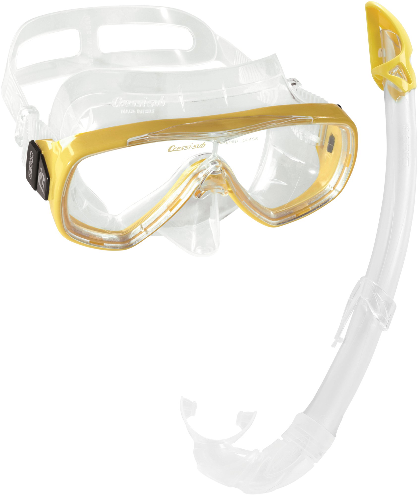 Cressi Onda - Single Onda Mask or Combo Set Onda Mask + Snorkel Mexico for Diving and Snorkeling, One Size, Unisex Adult