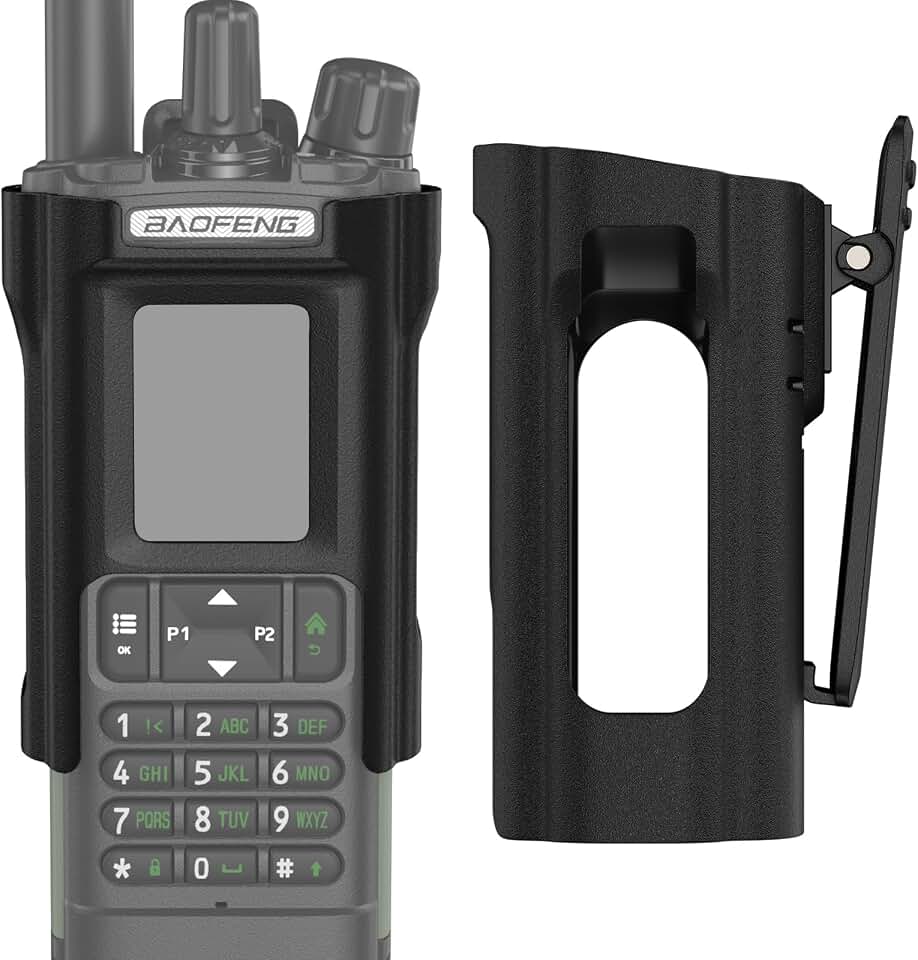 BAOFENG Coldre de rádio dm32/uv32, estojo de suporte de cinto original com clipe, para suporte de walkie talkie BAOFENG dm-32uv uv-32 acessórios de cinto
