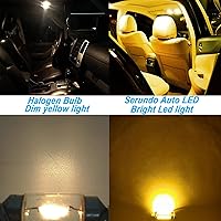 Vista 4 de Serundo Auto DE3175 - Bombilla LED para automóvil de 1.220 in, 1.22 pulgadas, DE3021 DE3022 DE3023 6428 6430 7065, bombilla LED interior utilizada