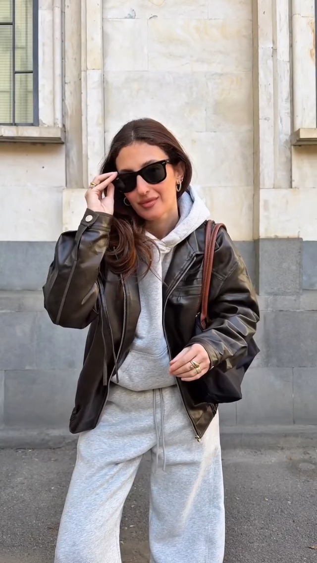 Aelfric Eden Jackets Multi Pocket Faux Leather Cropped Jacket