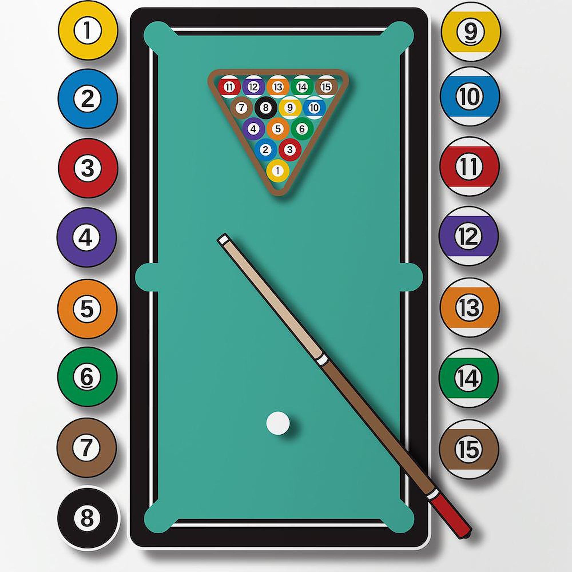 CafePress Billiards Pint Glass, 16 oz. Drinking Glass