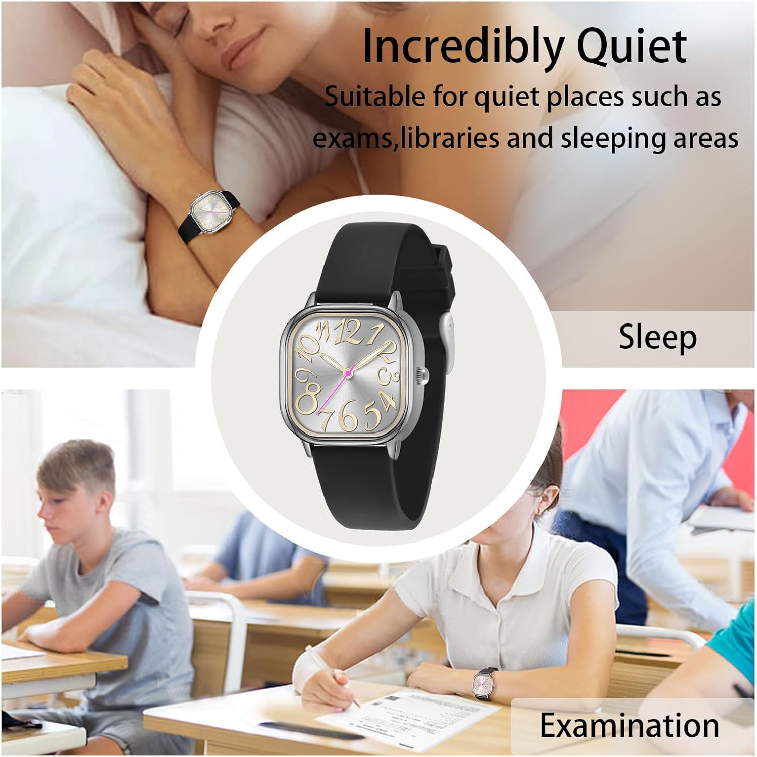 Asan Ge Women's Fashion Watch Easy to Read Dial Waterproof up to 3ATM - Image 4