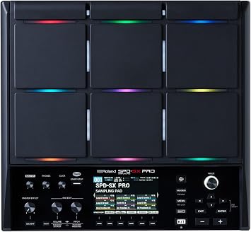 Roland SPD-SX PRO Sampling Pad Bundle With Drumsticks, MIDI Cable, Instrument Cable, and Austin Bazaar Polishing Cloth