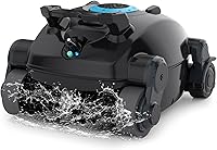 ROBOKLEEN X1 Cordless Robotic Pool Cleaner: Wall-Climbing, Dual-Motor, 100-Min Battery, Covers 1100 Sq Ft Inground/Above Ground Pools