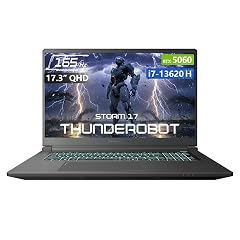 Thunderobot Storm 17 5060 Gaming Laptop 17 3 QHD 165Hz 2K Display Core i7-13620H GeForce RTX 5060 32GB