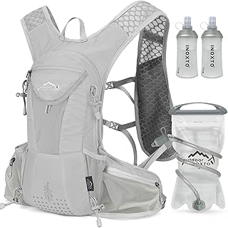 IX INOXTO Hydration Pack Backpack, Lightweight Water Backpack with 2L Leakproof Hydration Bladder Daypack for Men Women,Ru...