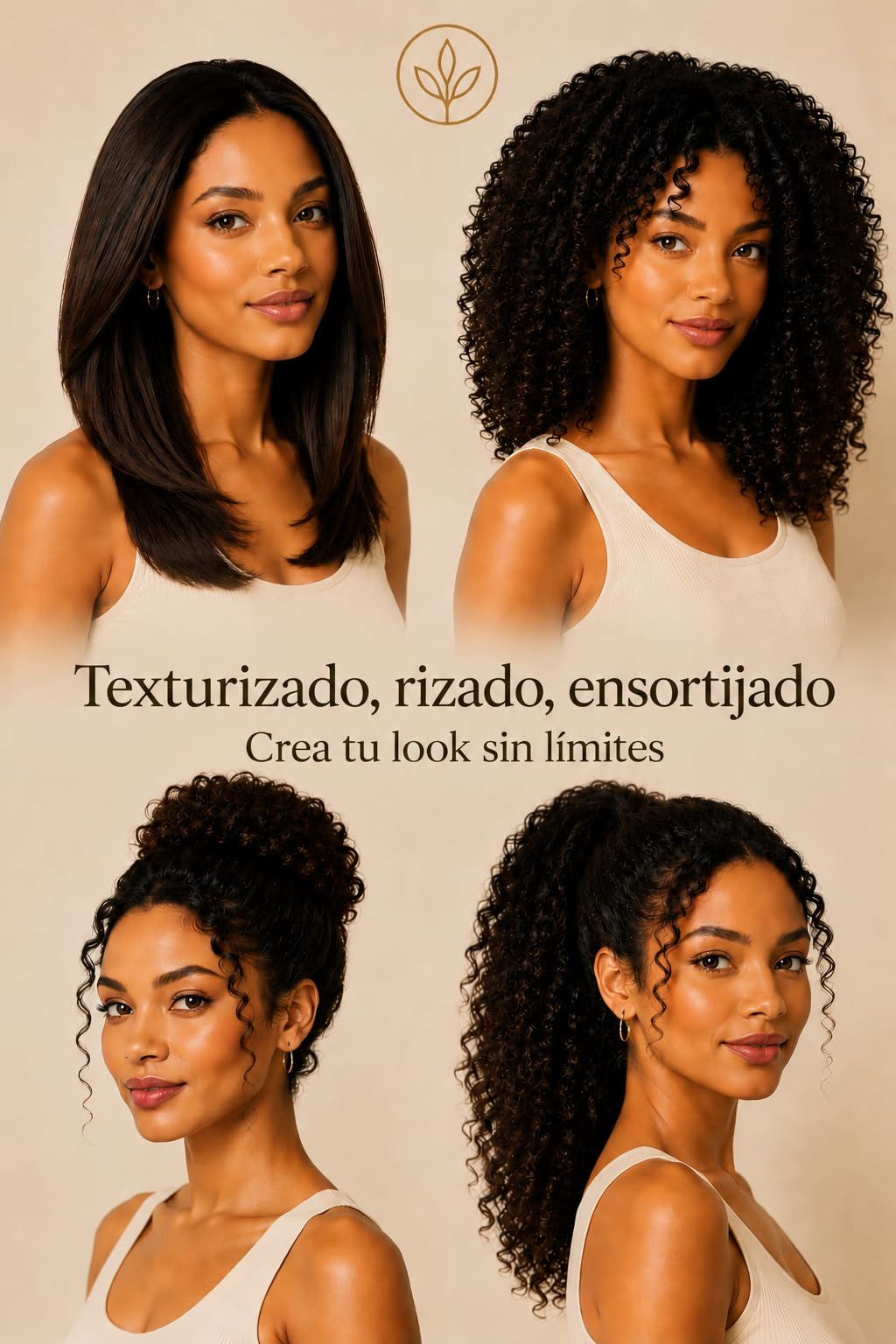 Locken-Routine für welliges, lockiges und krauses Haar – Nutri Curl Maske 250ml + Hydra Curl Shampoo 250ml + Condi Curl Leave-in 200ml – ohne Sulfate, natürlichen Ursprungs, Made in France