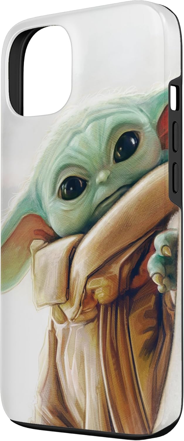 Star Wars The Mandalorian Grogu White Case for iPhone 13