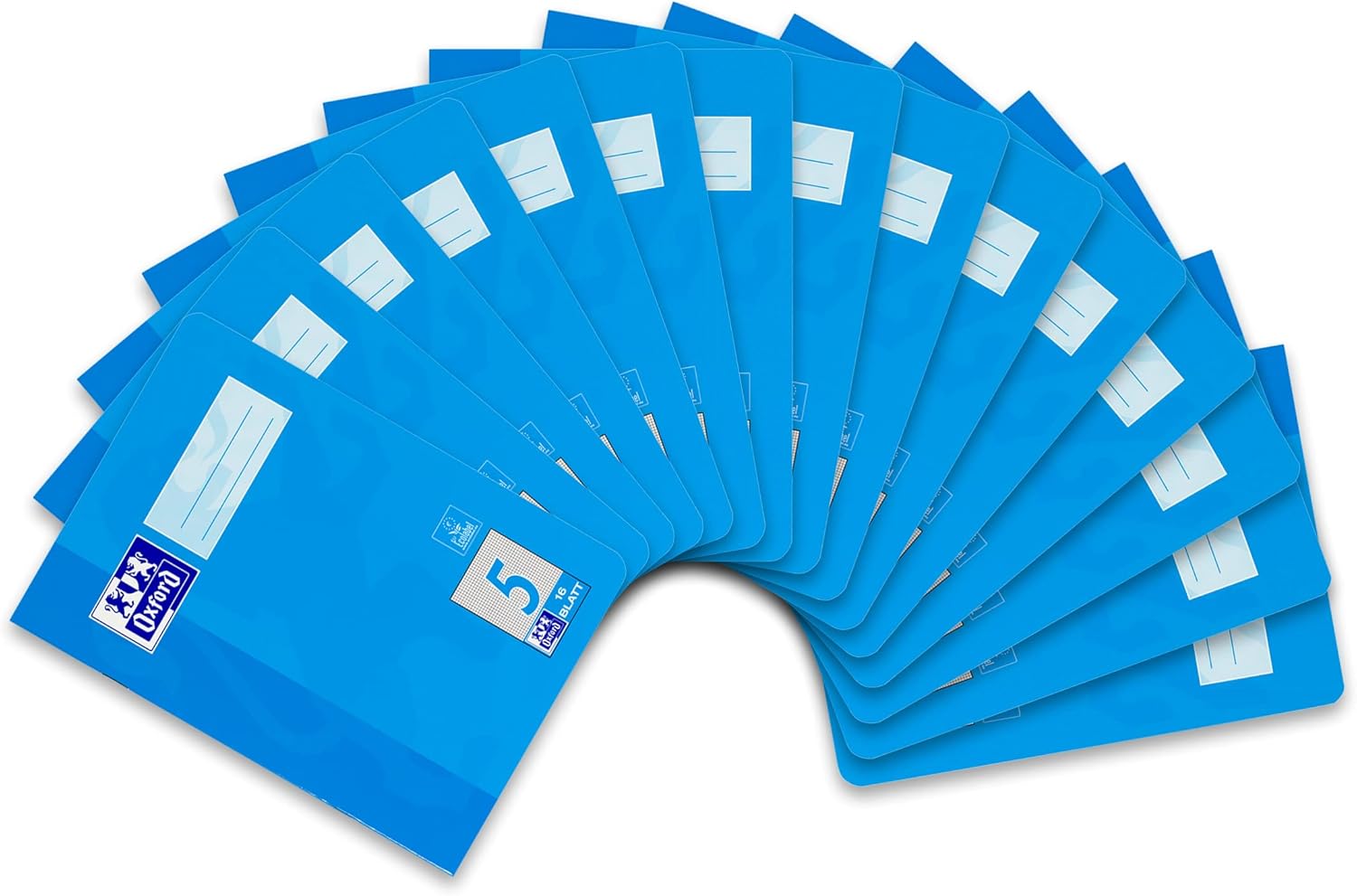 Hamelin Paperbrands Oxford 384501605 School Notepad A5 16 Sheets Line Style 5 Pack of 15