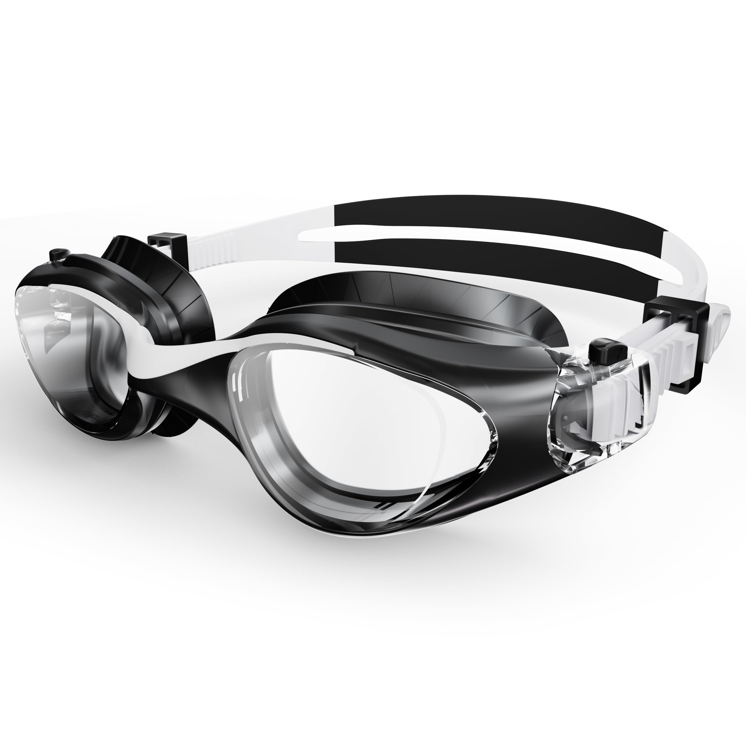 HIGAHY Kids Swimming Goggles - Adjustable Anti Fog Swimming Goggles Kids 6-14 years, UV Resist Junior Swim Goggles, Wide Clear Vision and Anti-Leak for Boys Girls
