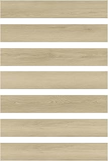 FloorPops 36-in by 6-in Light Oak Peel and Stick Wood Floor Planks, Pack...