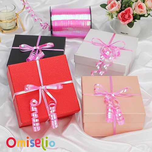 Miniatura 68 de Cinta rizadora morada – Cinta rizadora metálica brillante de 500 yardas para envolver regalos, globos, Halloween y fiestas de cumpleaños Cinta morada