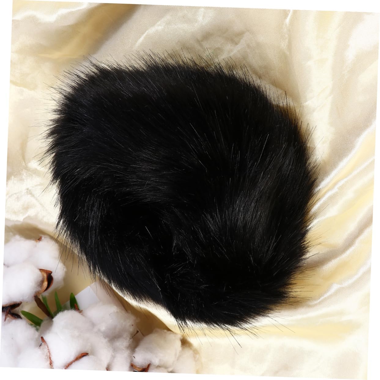 Faux Fur Arm Warmers for Women Cuff Band Wrist Warmers Elastic Furry Wrist Cuffs for Costumes and Parties One Size