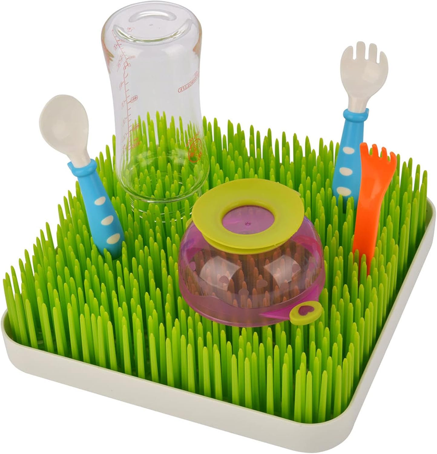 naosummy Baby Bottle Drying Rack with Tray, Removable Baby